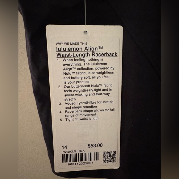 lululemon athletica Black Women's Tank Top - Picture 6 of 8